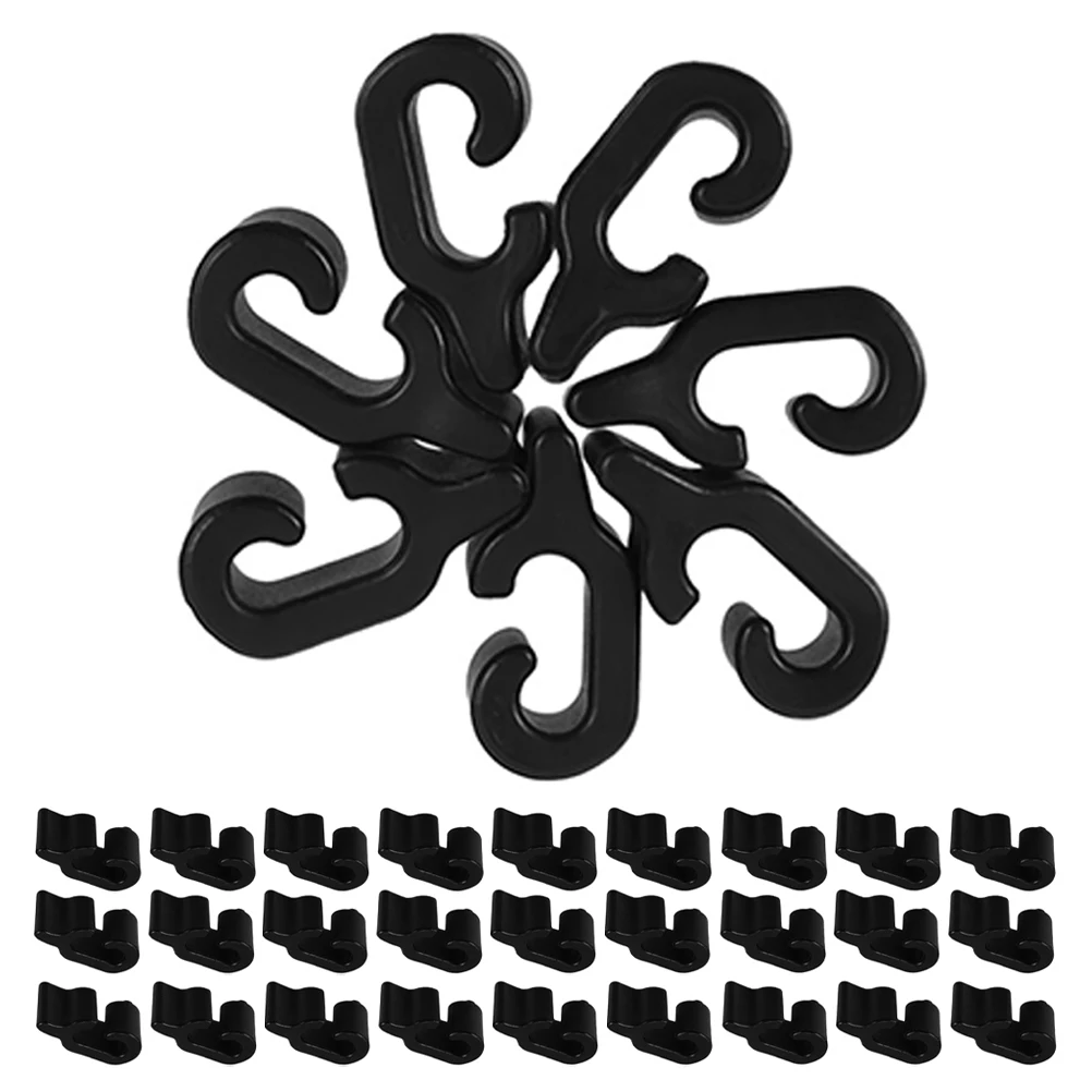 

80Pcs Closet Organizer Clips Versatile Plastic Connectors for Wardrobe Shoe Cabinet Pet Enclosure Storage Solutions Cage Door