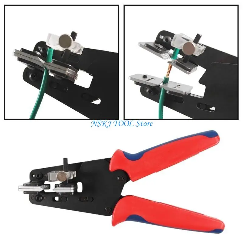 

L8RC Wire Stripping Tool High-carbon Steel Flat Jaw Wire Stripper Wiring Hand Tool