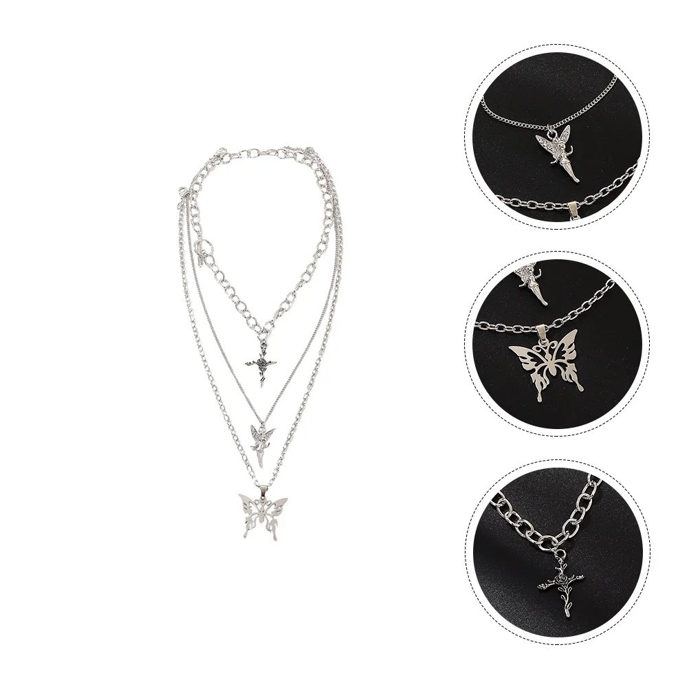 مجموعة واحدة من قلادة الفراشة الأنيقة بتصميم إبداعي وصناعة أنيقة وإكسسوارات عصرية للمناسبات الخاصة للاستخدام اليومي