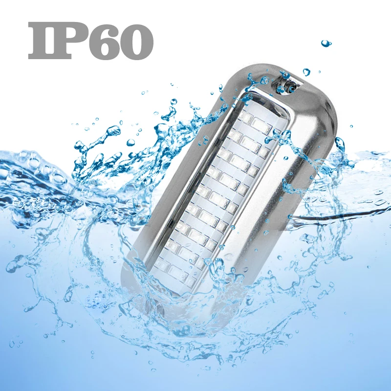 Impermeável luz LED subaquática para lancha, acessórios iate marinho, luzes do barco, branco, azul, verde, 10-30V DC, 3.5W, 1 pc