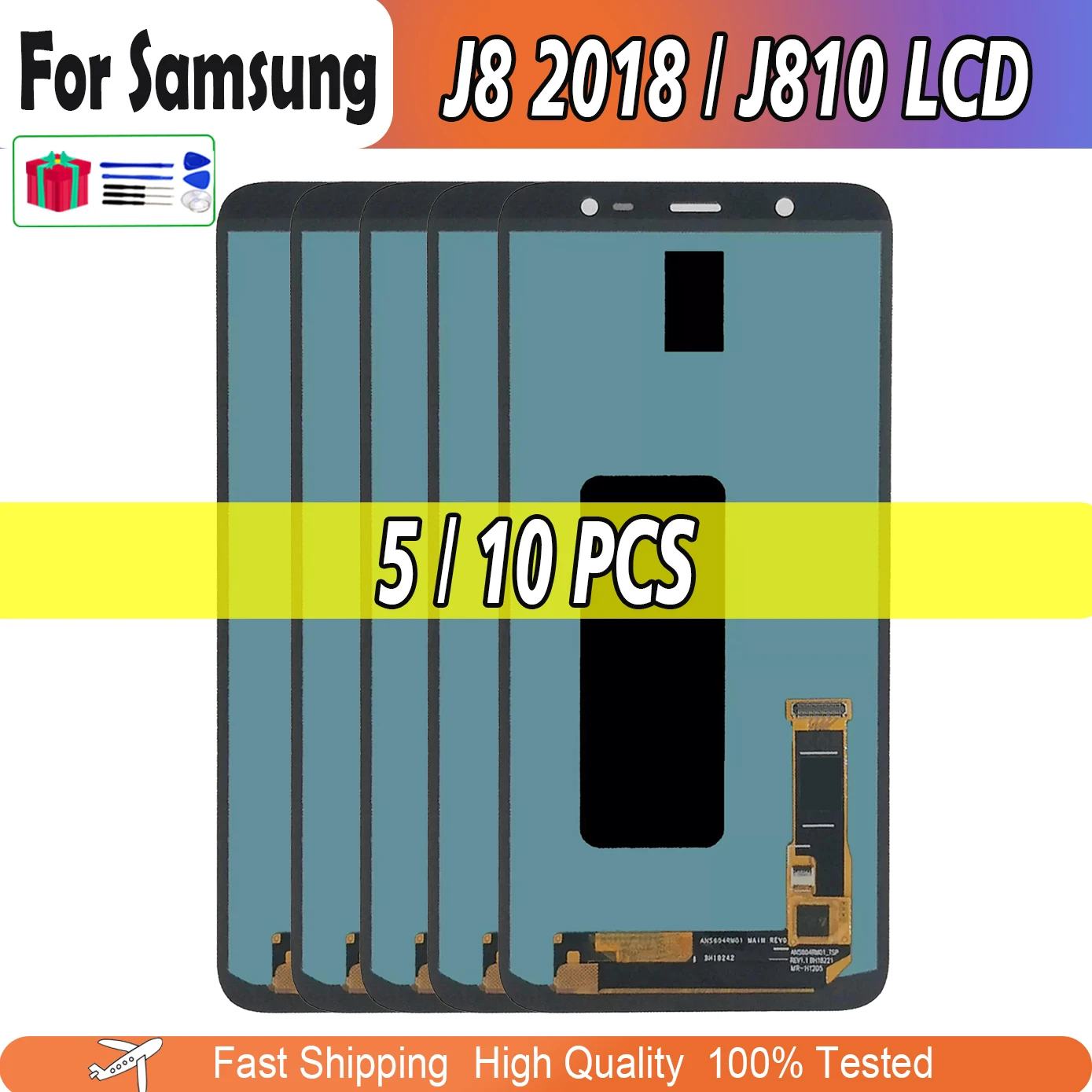 

For Samsung J8 2018 LCD J810 J810F Screen Display For Samsung J810Y LCD Screen Touch Digitizer Assembly Repair Parts Wholesale