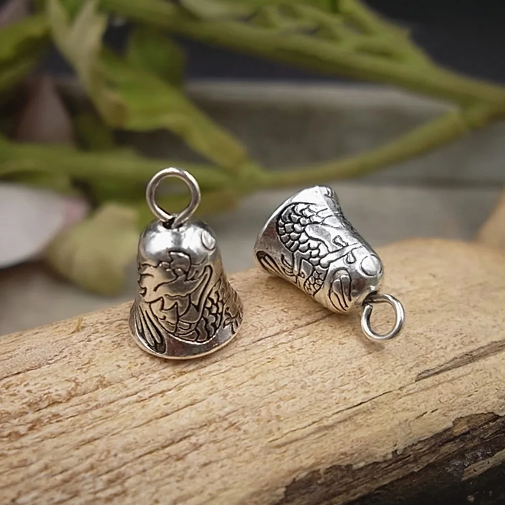 

50 pcs Bell Pendants Alloy Bells Vintage Door Wind Chimes Hanging Decoration Craft Bells for Wreath Jewelry Accessories Home