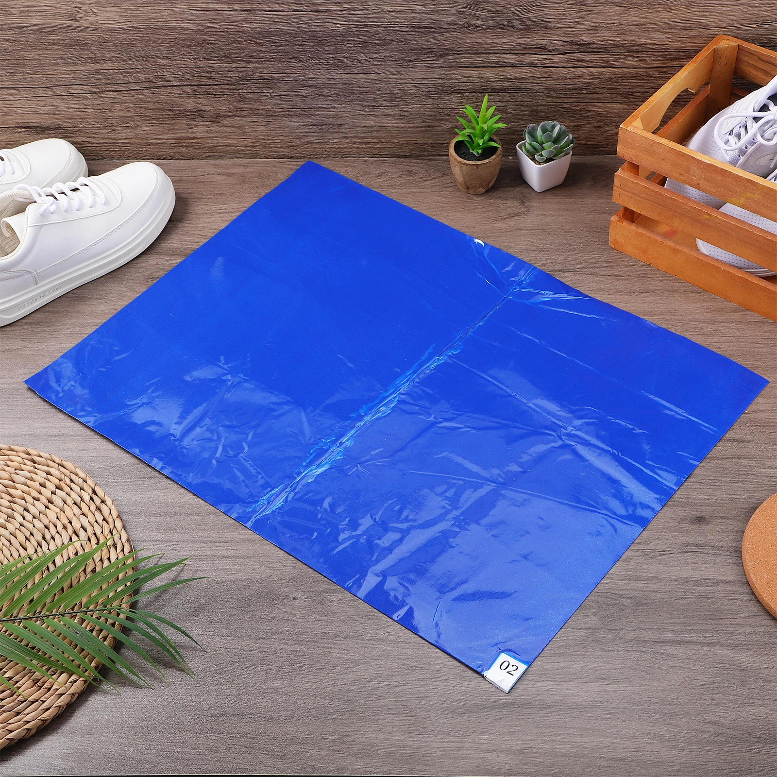 

30 Sheets Disposable Sticky Mat Door Entrance Non-slip Home Dust Mats Floor Outdoor Peel Pad Waterproof Glue Treatment Dirt