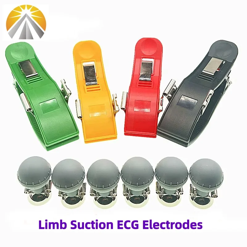 ECG Cable For Nihon Kohden Biocare EKG Cable Comen One Piece 10 Leads DB15 Banana 4.0 Full Set Suction Limb Clip Electrode Pads - view 4