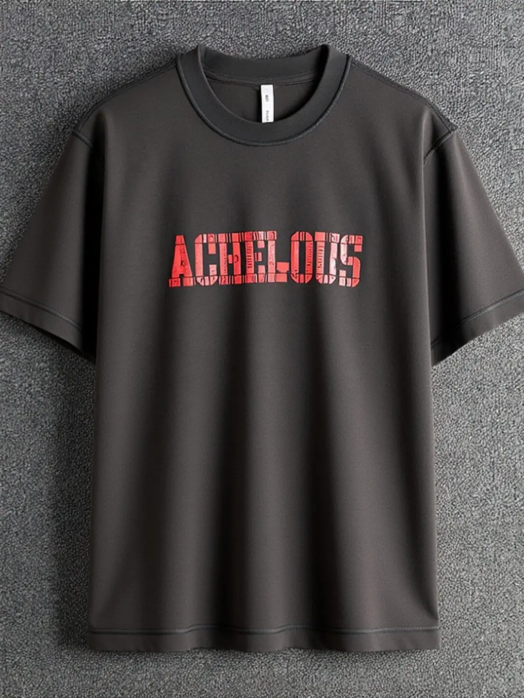 Summer New American Retro 300g Short Sleeve O-neck Letter Printed T-shirt Men's Fashion 100% Cotton Washed Casual Loose Tops