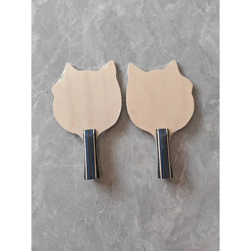 الغريبة الكلب رئيس بينغ بونغ بليد لوحة مصنوعة من 5 الخشب و 2 هيكل الكربون اليدوية DIY مخصص تنس الطاولة الانتهاء من المضرب