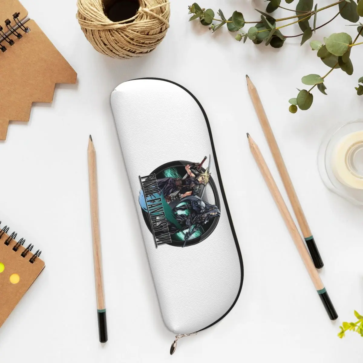 Cloud Sephiroth Final Fantasy VII Federmäppchen, Federmäppchen, Aufbewahrung, Schreibwaren, Stiftbox, Bleistiftbeutel für Jungen und Mädchen, Schule