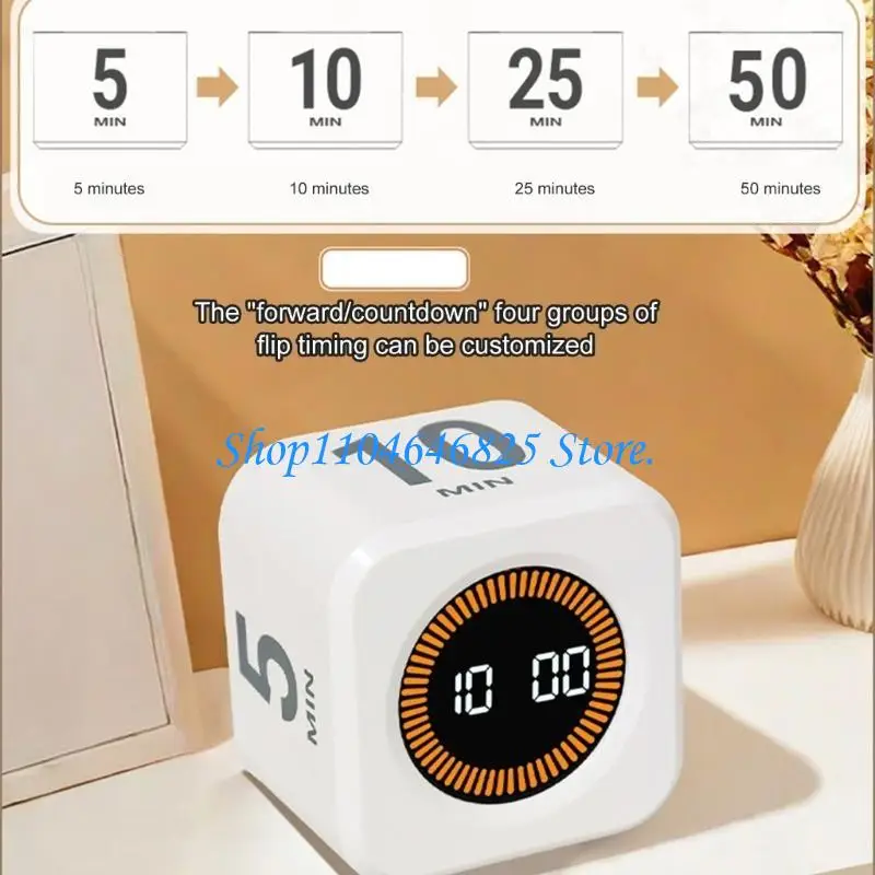 Gravities Sensors Productivity Timer Digital Countdown Timer with LED Display Time Management Gadget  Kitchen Tool