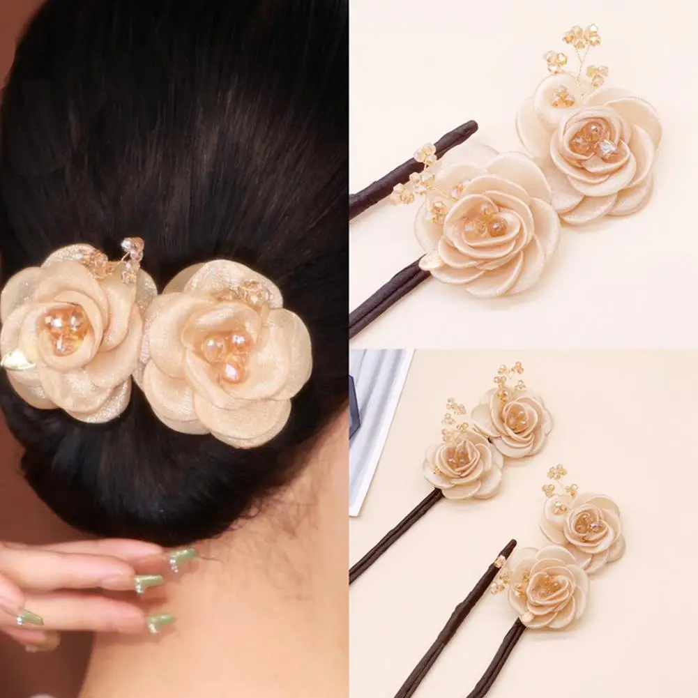 Flower Hair Clip Hair Bun Roller Flexible Twist Hairstyle Curler Maker Women Tool Iron Hair Hair Hair Bun Girls Lazy Stylin F3e7