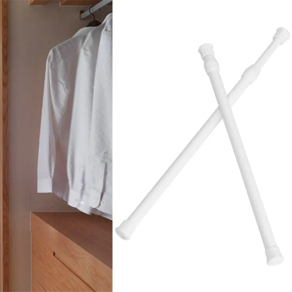 Useful Durable Spring Load Household Hanging Rods Curtain Telescopic Pole Extendable Sticks Bathroom Product