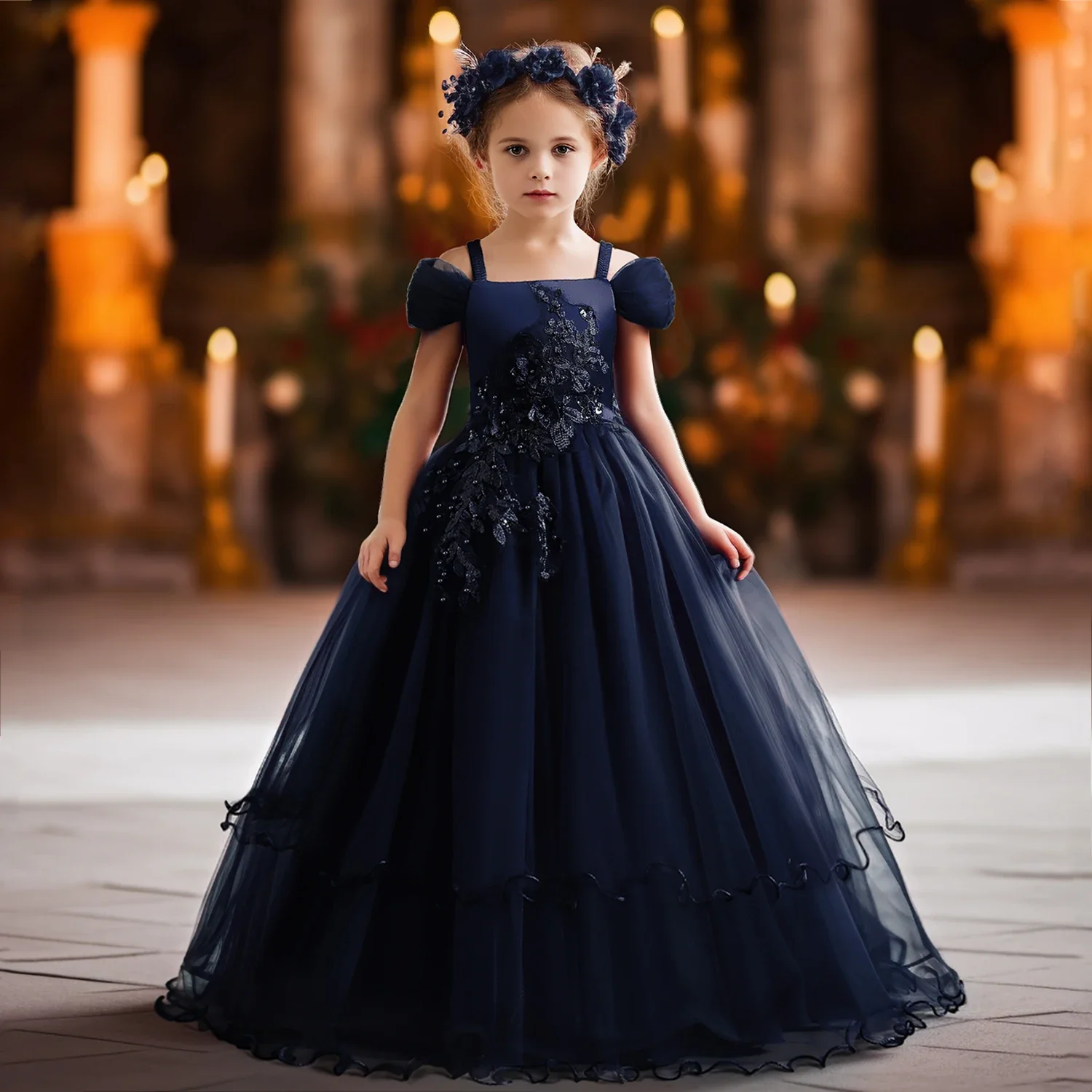 Teens Girls Dress Long Bridesmaid Kids Dresses for Girls Graduation Pageant Princess Dress Wedding Party Vestidos 6 12 14 Years