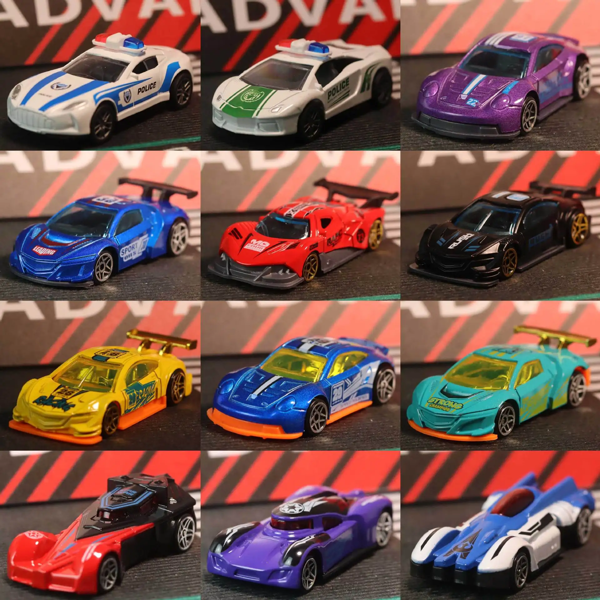 Alloy HOT WHEE Car Model 1:64 Inertia Alloy Sports Car Racing Alloy Toy Car Model Metal Die-cast Toys Boy Gifts