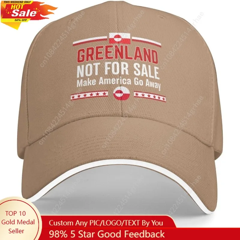 

Greenland Not for Sale - Make America Go Away Baseball Cap Hat