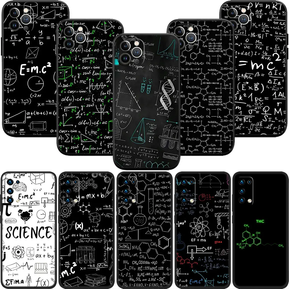 Chemical Maths Equation Formula Case for Samsung Note 10 20 S23 S24 S25 S26 Ultra Pro FE Plus Edge Lite A02S A35 A07 A17 A27