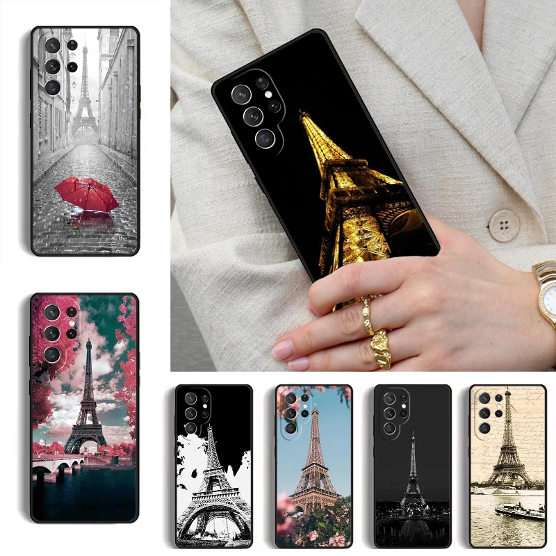 France Eiffel Tower In Paris Phone Case for Samsung Galaxy S26 S25 Ultra S24 S23 S22 S21 Plus Note 10 Bumper Cover