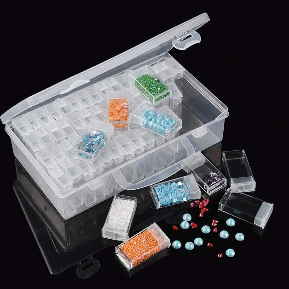 5D DIY Diamond Painting Tools Accessories Storage Box Container Diamond Embroidery Accessories Drill Box Mosaic Container Case view 6