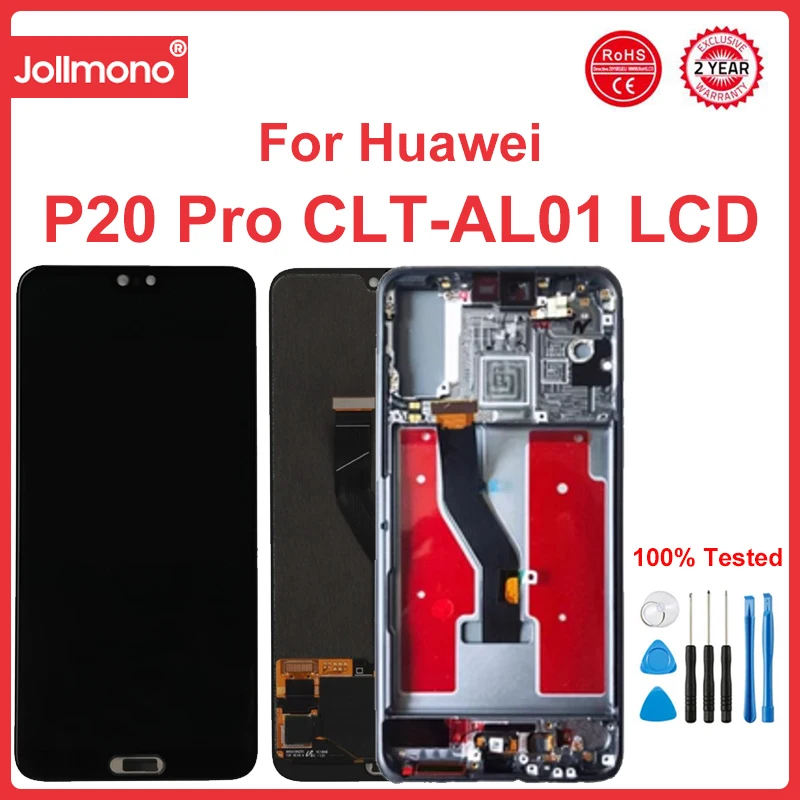 Pantalla LCD para Huawei P20 Pro, accesorio para montaje de digitalizador con pantalla táctil, repuesto para Huawei P20 Plus, CLT-AL01 LCD CLT-L29 CLT-L09