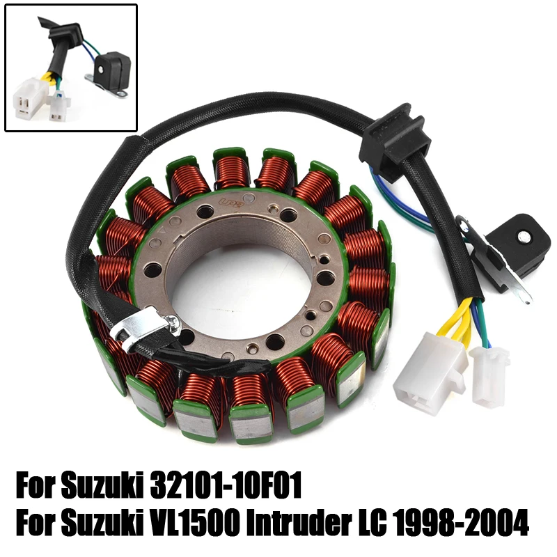 

Stator Coil For Suzuki VL1500 VL 1500 Intruder LC 1998 1999 2000 2001 2002 2003 2004 32101-10F01