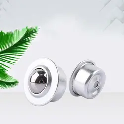 Metal Steel Swivel Ball Caster Wheel Universal Eye Round Wheel for Machinery Trolleys Furniture Hardware