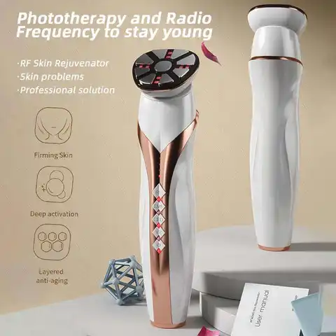 다기능 RF EMS PULSE LED 피부 탄력 강화, 3 세대 주름 제거, 잔주름 감소, 리프팅 처짐 피부 기계