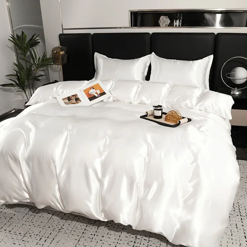 Luxury Bedding Set Duvet Cover with Pillowcase European Style King Queen Size Comfortable Bed Set Bed Covers Linen Sheet