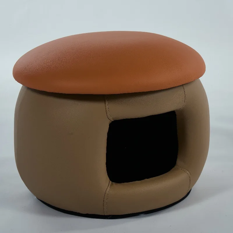 

Настраиваемый креативный кошачий гнездо, табурет для пеленания обуви, дверь, бытовой кремовый стиль, грибной низкий табурет, вход для хранения входа