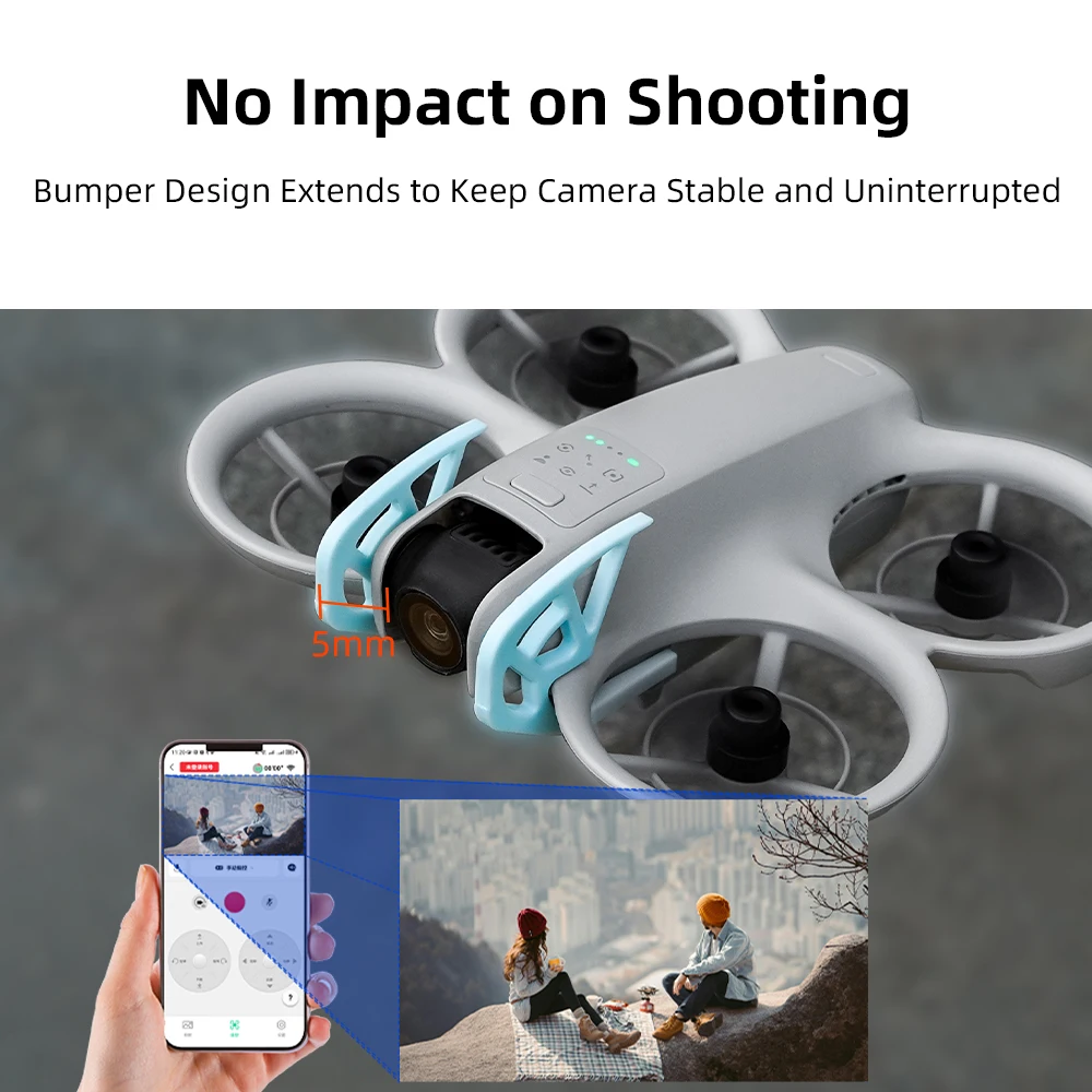 BRDRC Neo Gimbal กันชนป้องกันบาร์สําหรับ DJI Neo Drone Gimbal Anti-Collision กันชนป้องกันบาร์กล้องอุปกรณ์เสริม