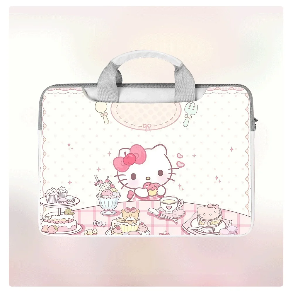 

Чехол-сумка для ноутбука Hello Kitty 12, 13, 14, 15, 16 дюймов, защитная сумка для Apple MacBook Air Pro, Dell Inspiron, ThinkPad, праздничный подарок