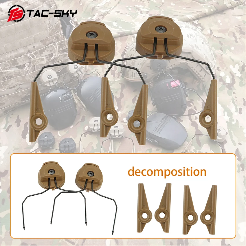 

Tactical ARC Rail Bracket Fast Ops Core Helmet plastic bracket for Walker Electronic Shooting Hearing Protection Headset