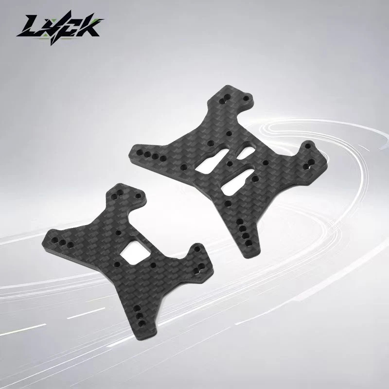 Lightweight Carbon Fiber Front Rear Shock Tower Plate, High Rigidity Damper Stay Bracket for Rlaarlo SBK10 1/10 RC Buggy Car