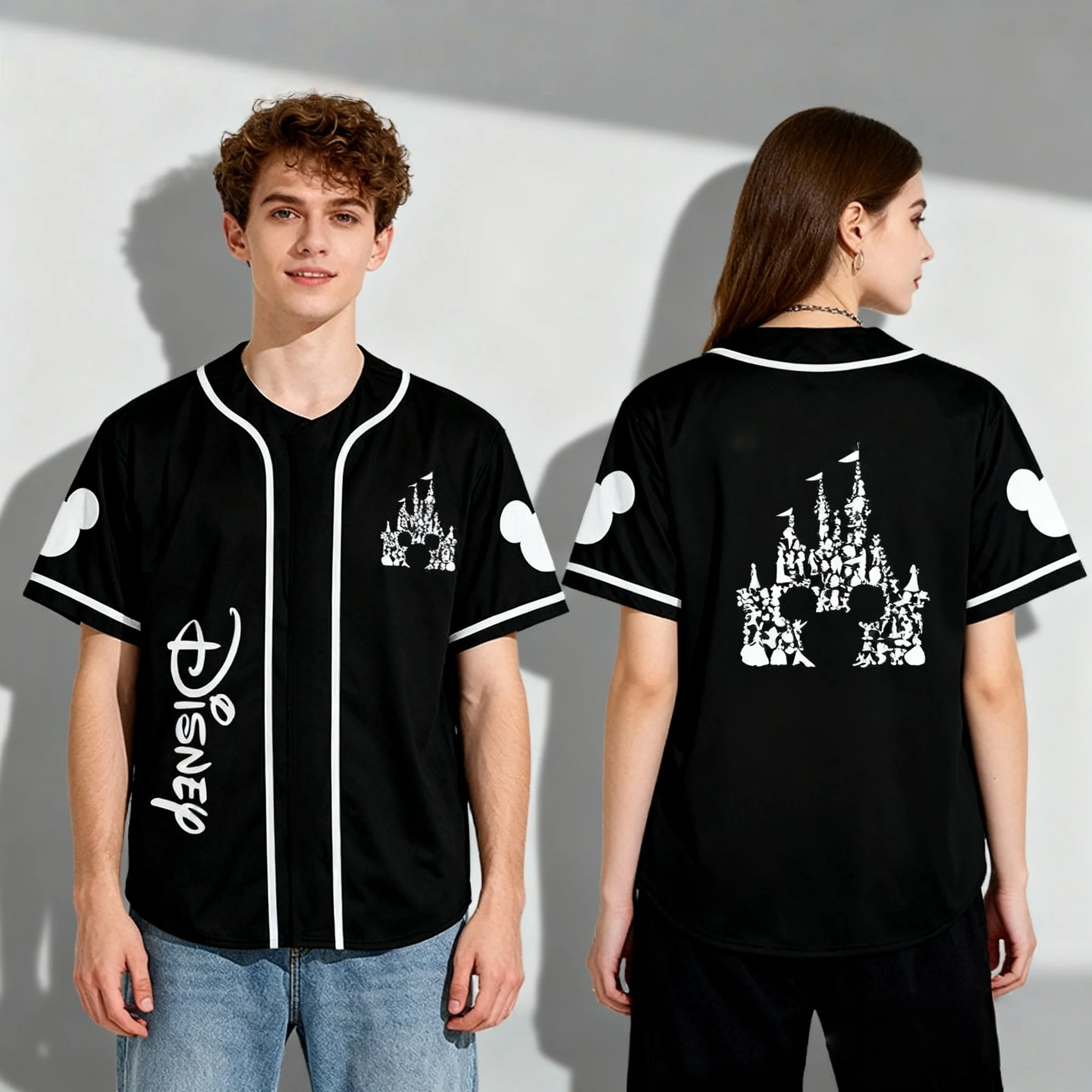 ديزني الرسوم المتحركة الطبعة التذكارية سلسلة Big Hero 6 الصيف البيسبول سترة المتضخم للأطفال الوالدين والطفل تي شيرت #4