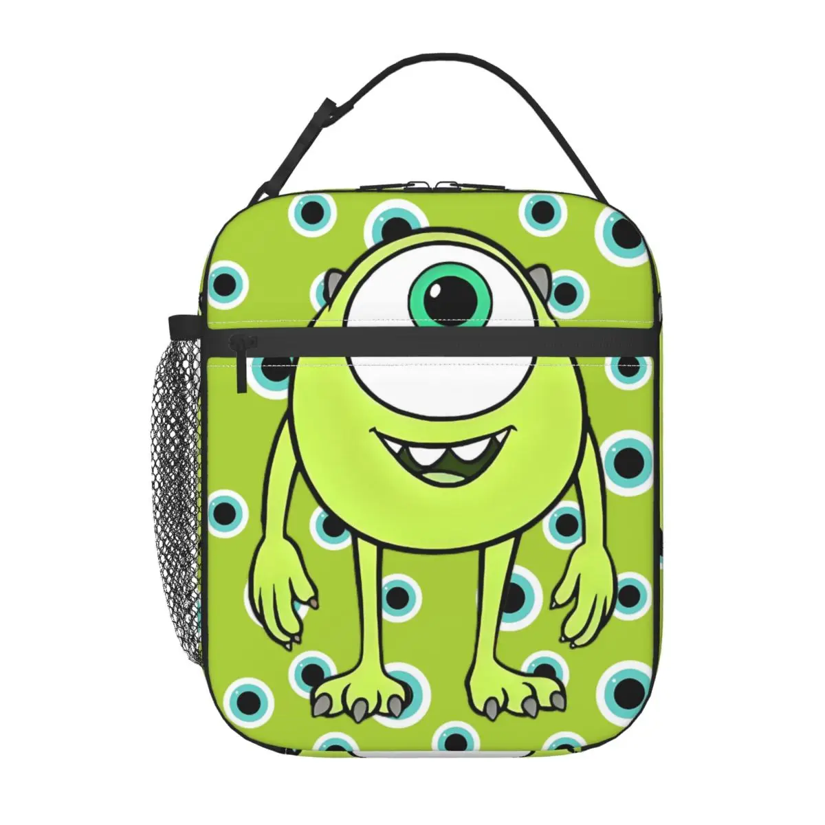 

Custom Monsters University Mike Cute Insulated Lunch Bag Outdoor Picnic Food Leakproof Cooler Thermal Lunch Box Women Children