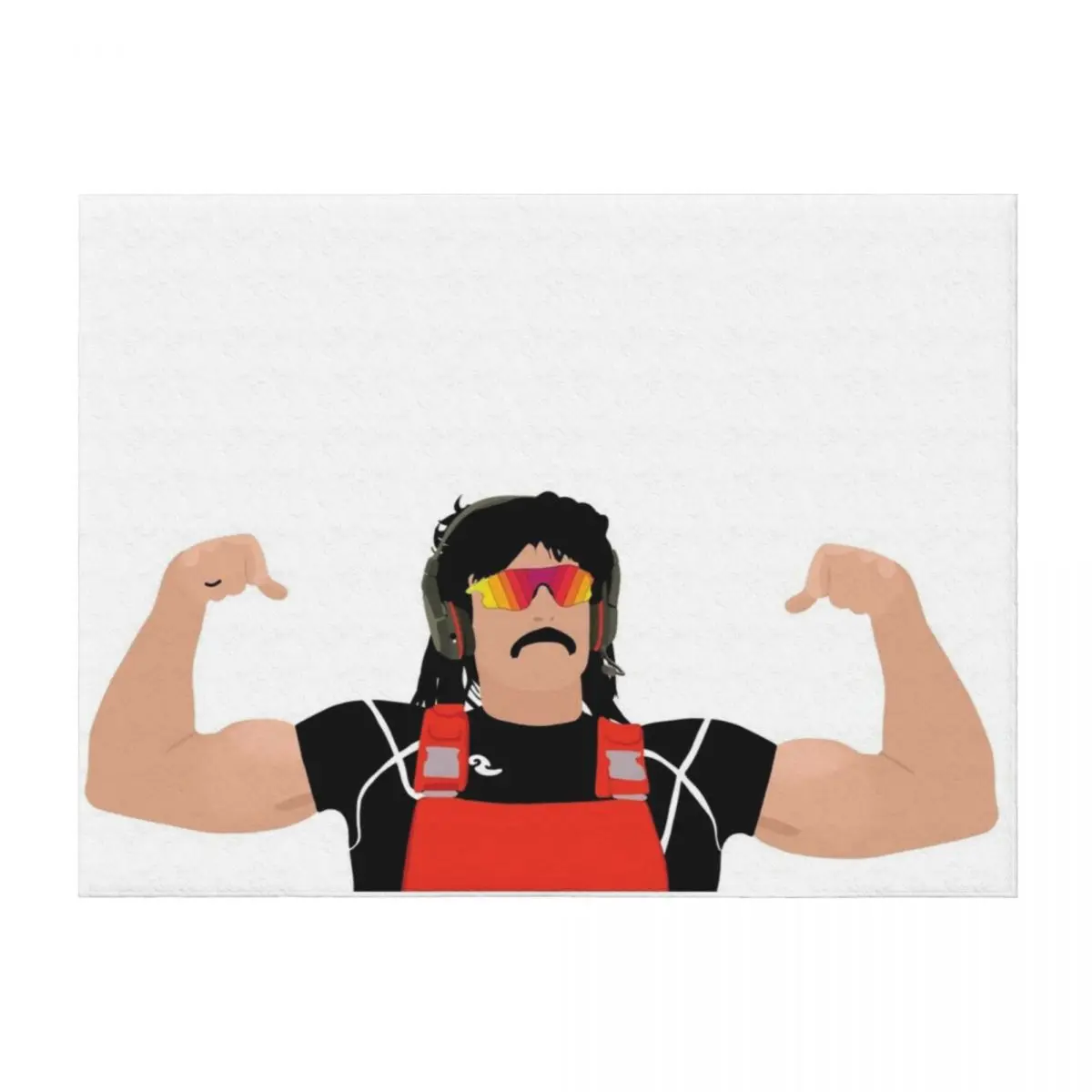

Dr. Disrespect Throw Blanket warm winter Summer Stuffeds heavy to sleep Blankets
