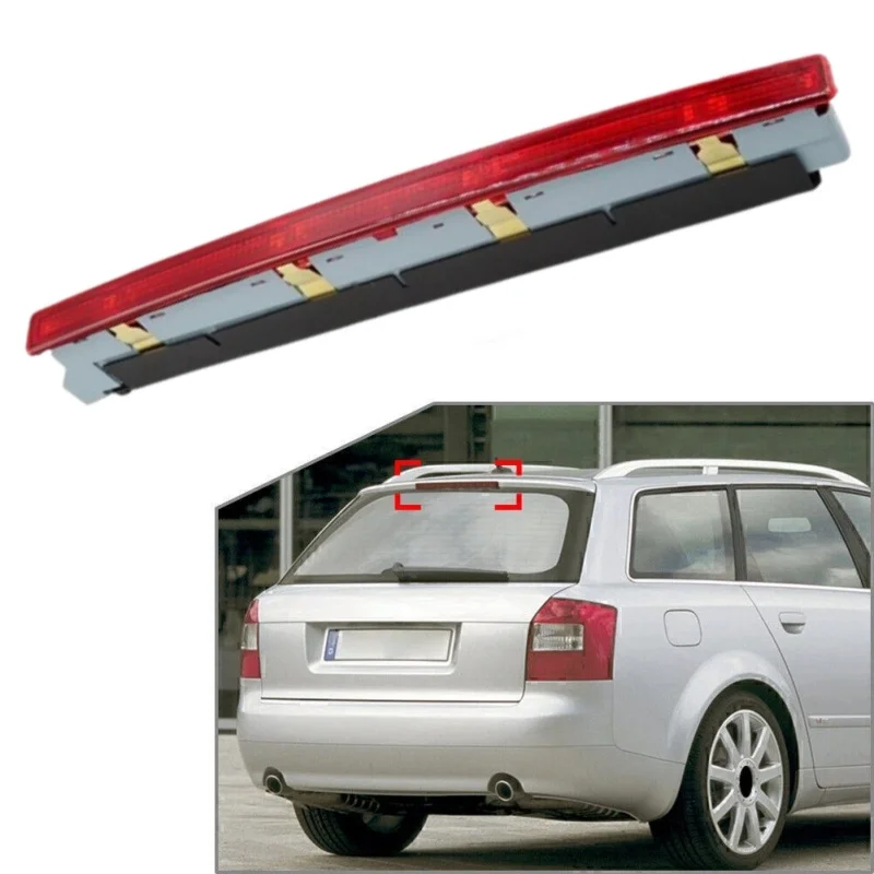 LED Brake Light 3RD High-Position Auto Stop Lamp Red Lens Tail Light For Audi A4 B6 Avant 2001-2005 8E9945097 Car Lights