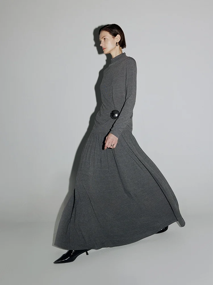 Classic RoseLingLing Knitted Top And Skirt Set Anti-Ballling Velvet Feel Airy Comfortable Machine Washable Long Sleeve Turtle...