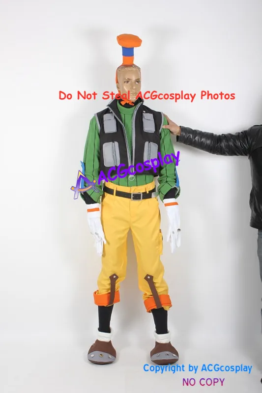 Kingdom Hearts Goofy Cosplay Costume acgcosplay include headgear and boots covers