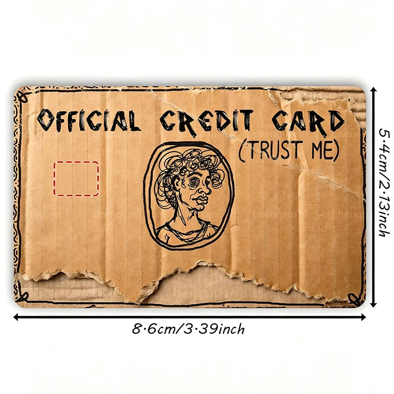 2D Lustiger Kreditkarten-Aufkleber PVC Wasserdichter Debitkarten-Skin Neuartiges Design Debit- und Kreditkarten-Aufkleber-Abdeckung Passend als Geschenk – Detail 5