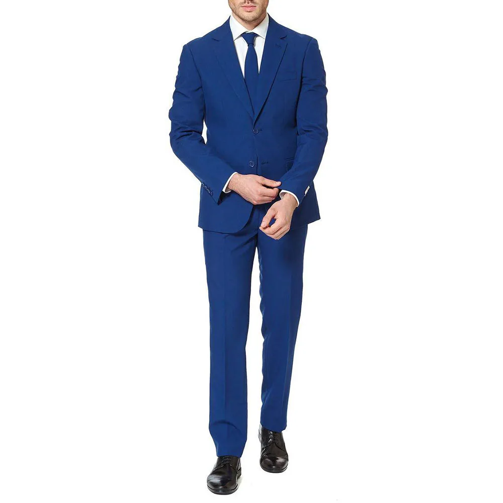 

Casual 2 Piece Jacket Pants Men Suits Flat Front Single Breasted Notch Lapel Blazer Terno Office Outwear Male Clothing Full Sets