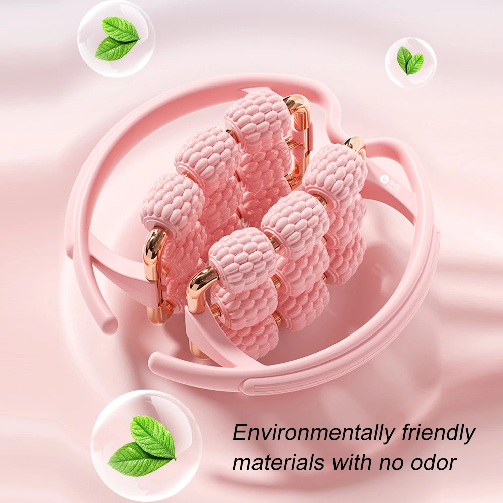 

1pc 18 Wheels Roller for Legs Lymphatic Massage Clamp Roller Shin Roller To Relieve Soreness Stiffness Tight Muscles Deep Tissue