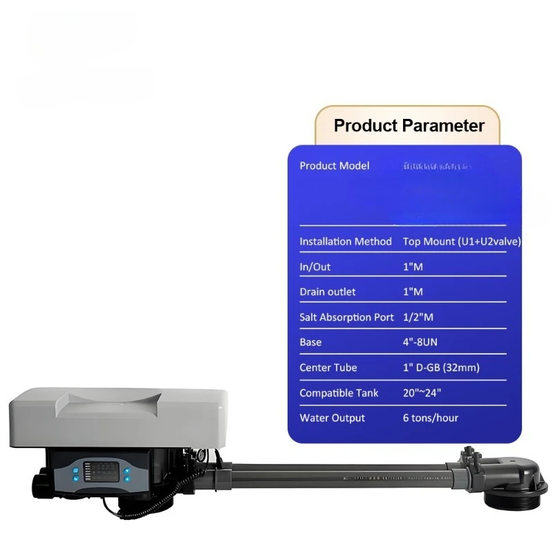 The water treatment system is equipped with an easy-to-maintain professional single-valve double-tank continuous water supply