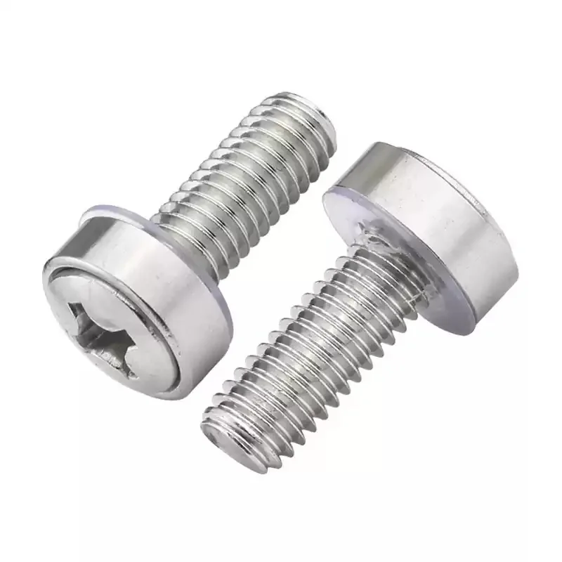 Hartloch-Hardware-Server-Rack-Schraube aus Edelstahl 304, mit Unterlegscheibe M5 M6