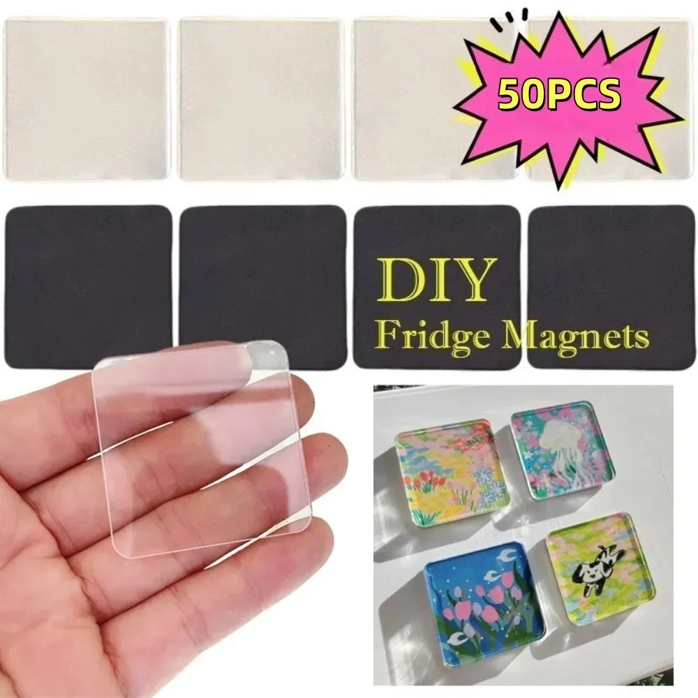 Handgefertigtes Magnetisches Kühlschrankmagneten-Materialpaket Kreatives DIY Acryl-Kühlschrankmagneten Souvenir-Geschenk – Detail 3