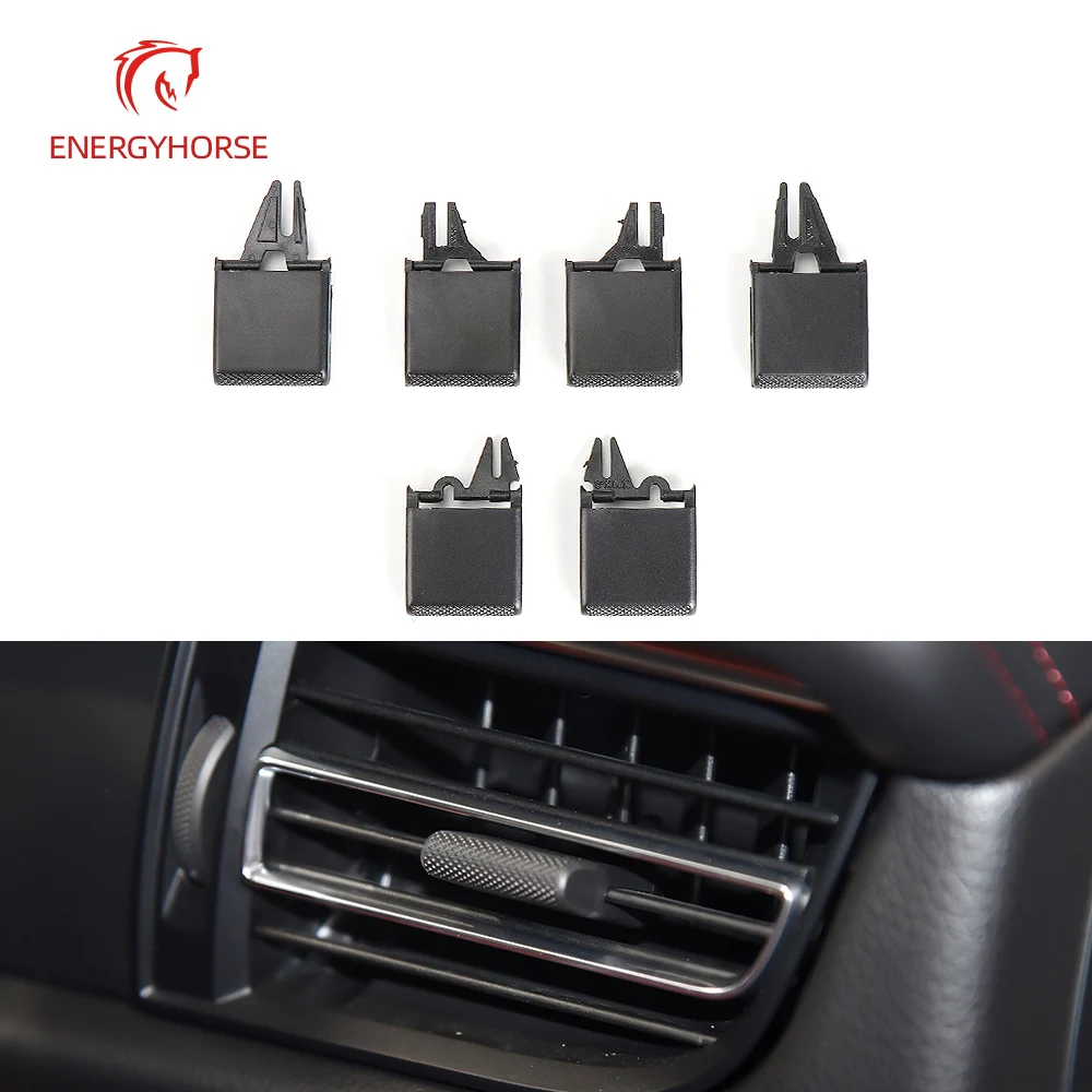 Car Front Rear AC Air Vent Outlet Tab Clip Repair Kit Air Conditioning Paddle Clip For Porsche Macan 2018 2019 2020 2021 2022