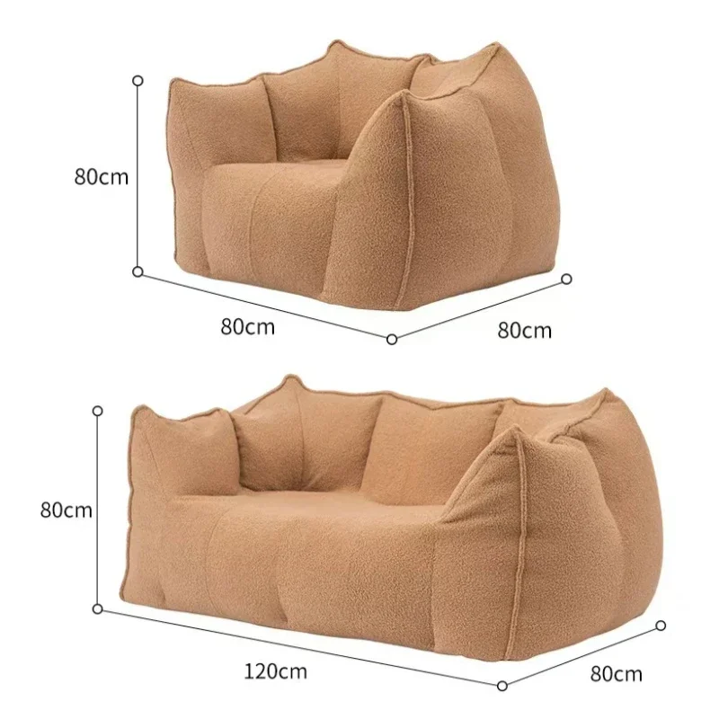 Vacuum Compression Sofa,crushed Sponge Filling Double Lazy Sofa,sleeping and Lying Bedroom Balcony Tatami,removable and Washable