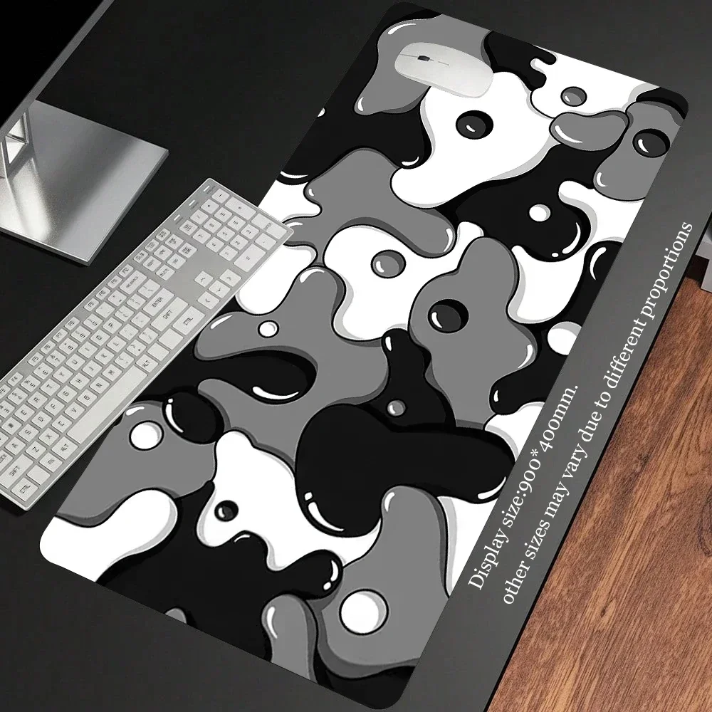 ملحقات الألعاب لوحة ماوس ألعاب الكمبيوتر ذات إحساس كبير من سجادات الألعاب التكنولوجية، حصيرة مكتبية، وسادات توسيع لوحة المفاتيح المطاطية المضادة للانزلاق