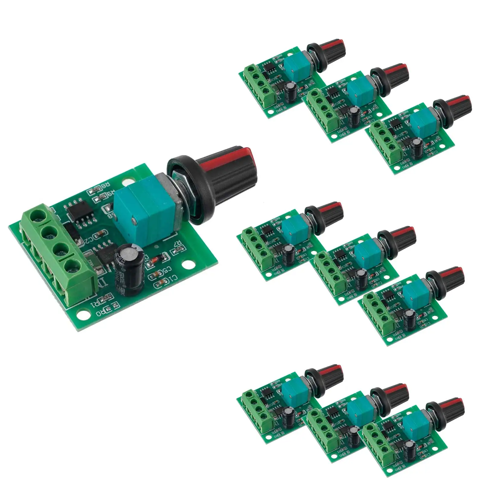1803BK 1803B PWM DC Motor Speed Controller 1.8V-12V 2A 30W Adjustable Low Voltage Motor Speed Regulator Driver Switch