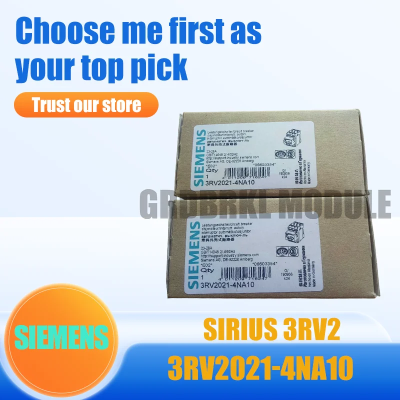 

New Original SIEMENS 3RV2021-4NA10 Motor Protection Circuit Breaker