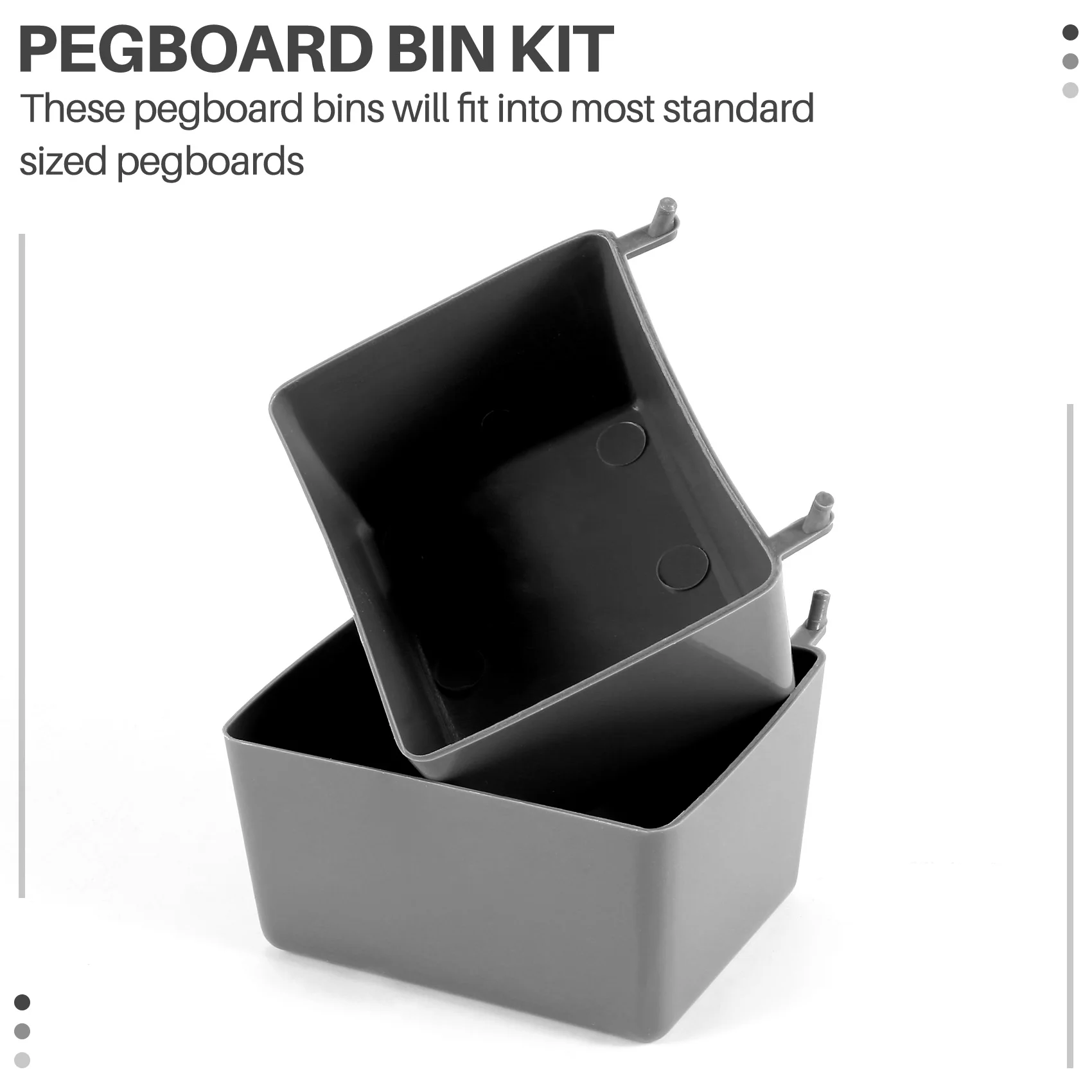 10Pcs Pegboard Box,…