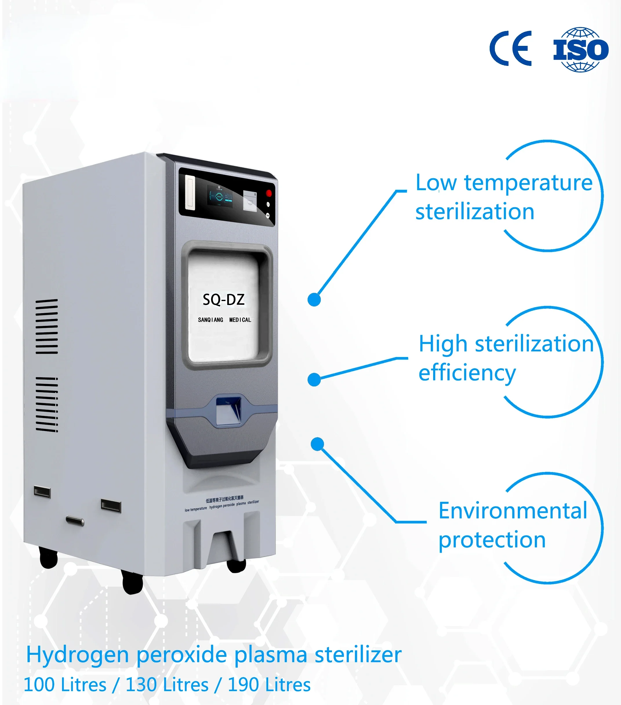 Medical Machine Cassette H2O2 Plasma Sterilizer for hospital