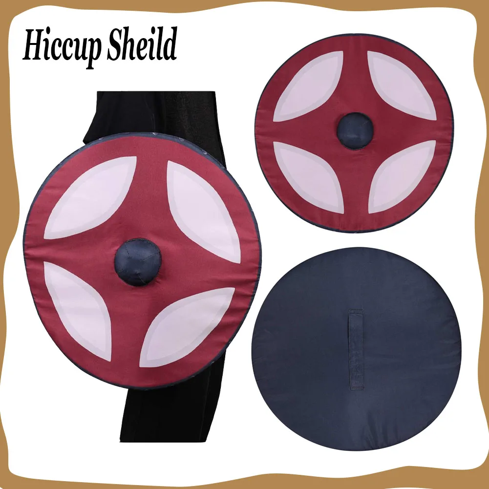 

Movie Train Dragon Disguise Weapon Hiccup Cosplay Viking Shield Roleplay Props Costume Accessories for Men Halloween Carnival